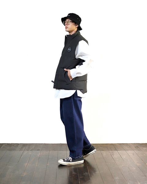 CANADA GOOSE GARSON VEST BLACK LABELスタイル