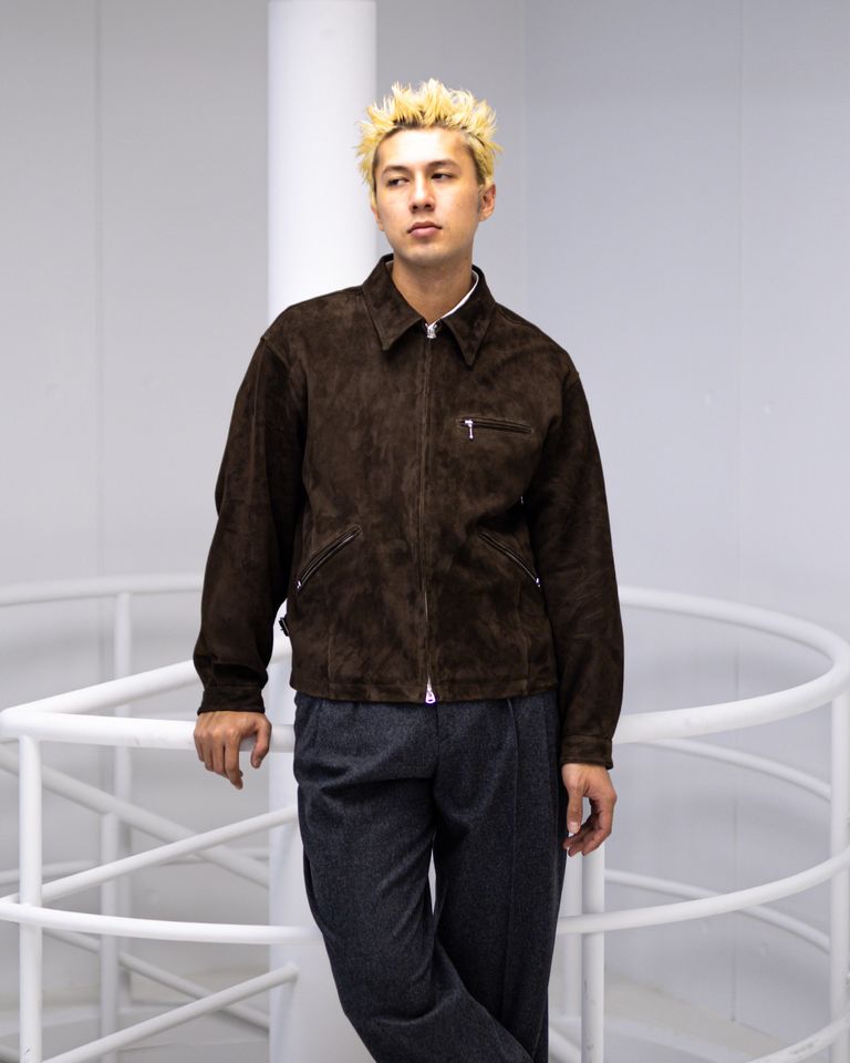 ANOTHER OFFICE Leather Work Jacket MARKスタイル！