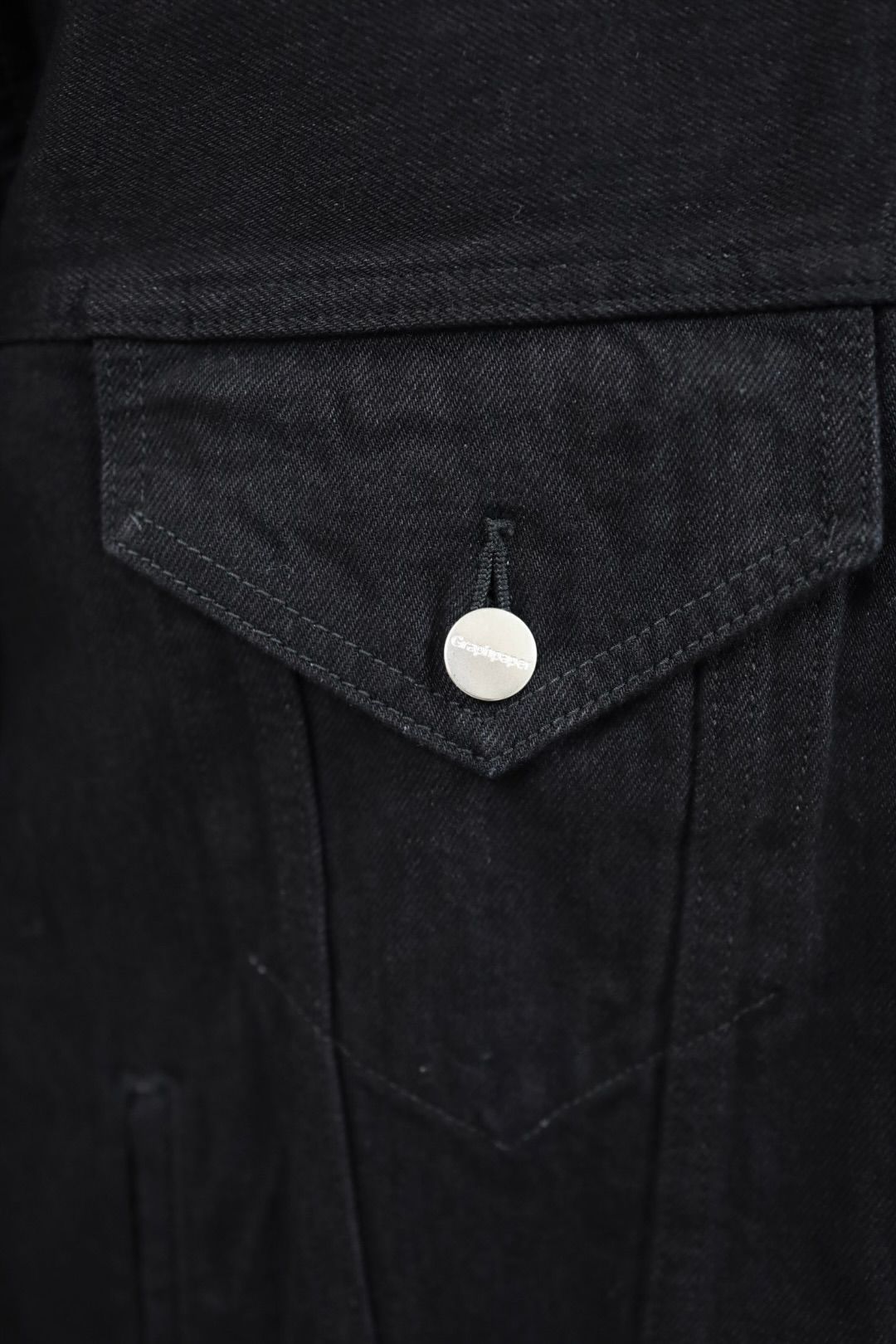 グラフペーパー Selvage Denim Trucker Jacket(GU261-20055RB)BLACK_WASHED★1月24日(土)発売！