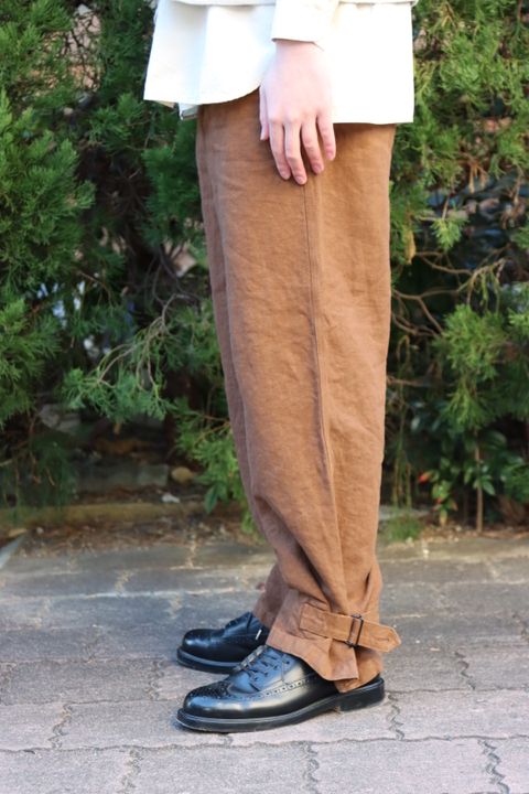 Ets.MATERIAUX M38 Motor cycle coat"BROWN"style.