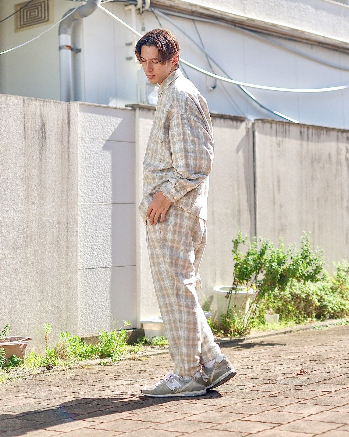 STRIPES FOR CREATIVE FW23 SFC OG CHECK SHIRT&PANTSスタイル