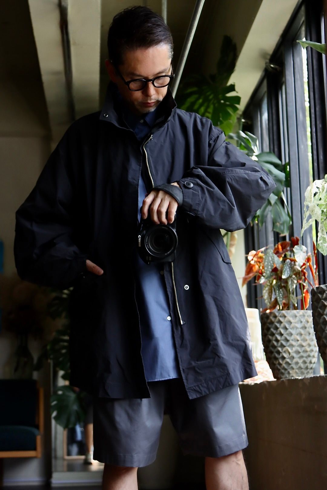 ATON エイトン AIR WEATHER SHORT MODS COAT | www.darquer.fr