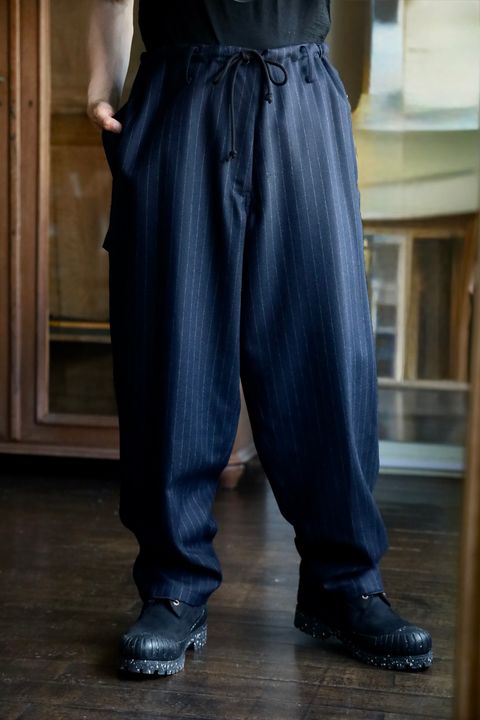 Y's for men STRIPED SERGE PAINTER PANTSスタイル