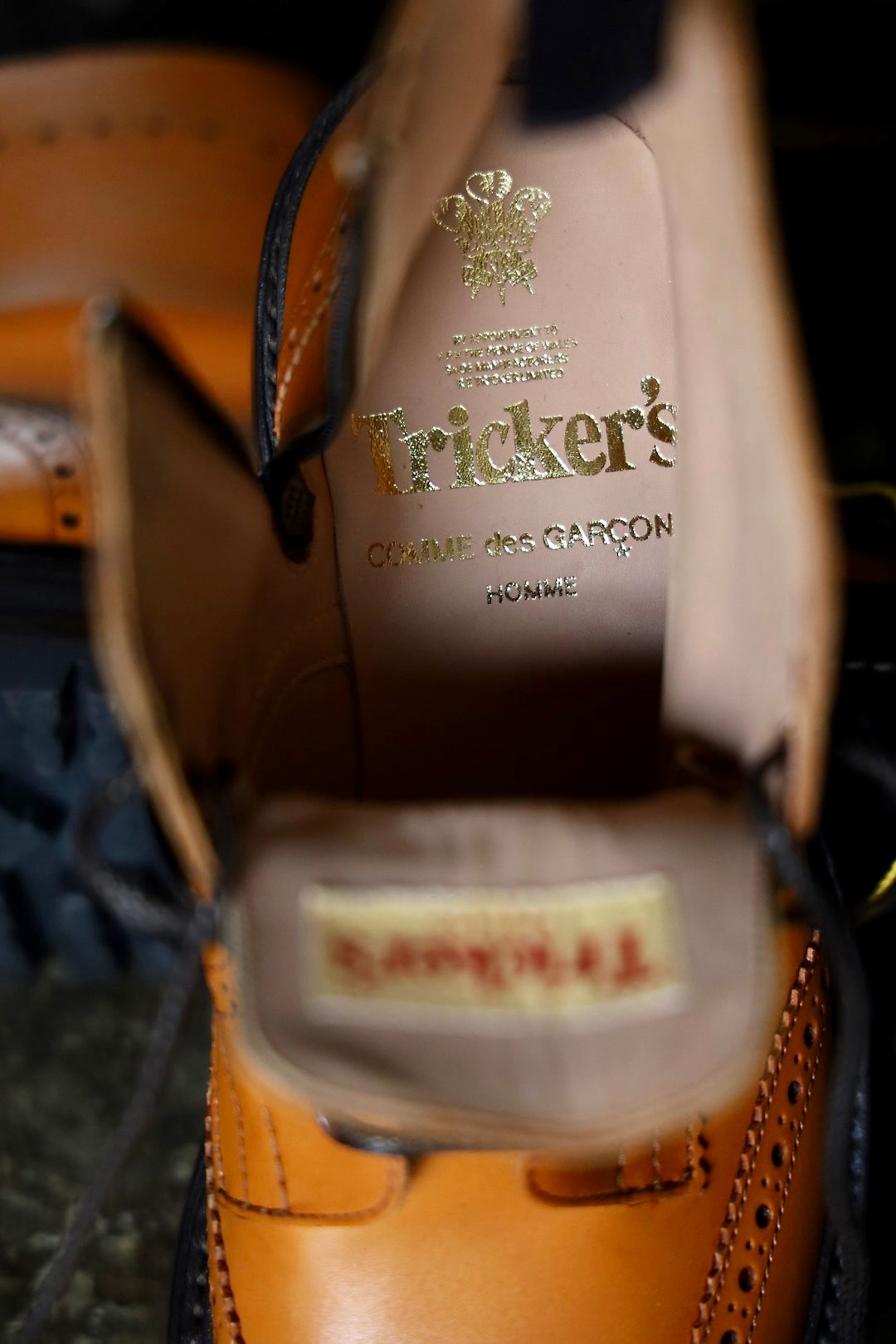 COMME des ギャルソン Tricker's トリッカーズ レア COMME des GARCONS HOMME - コムデギャルソンオム24AW Tricker's
