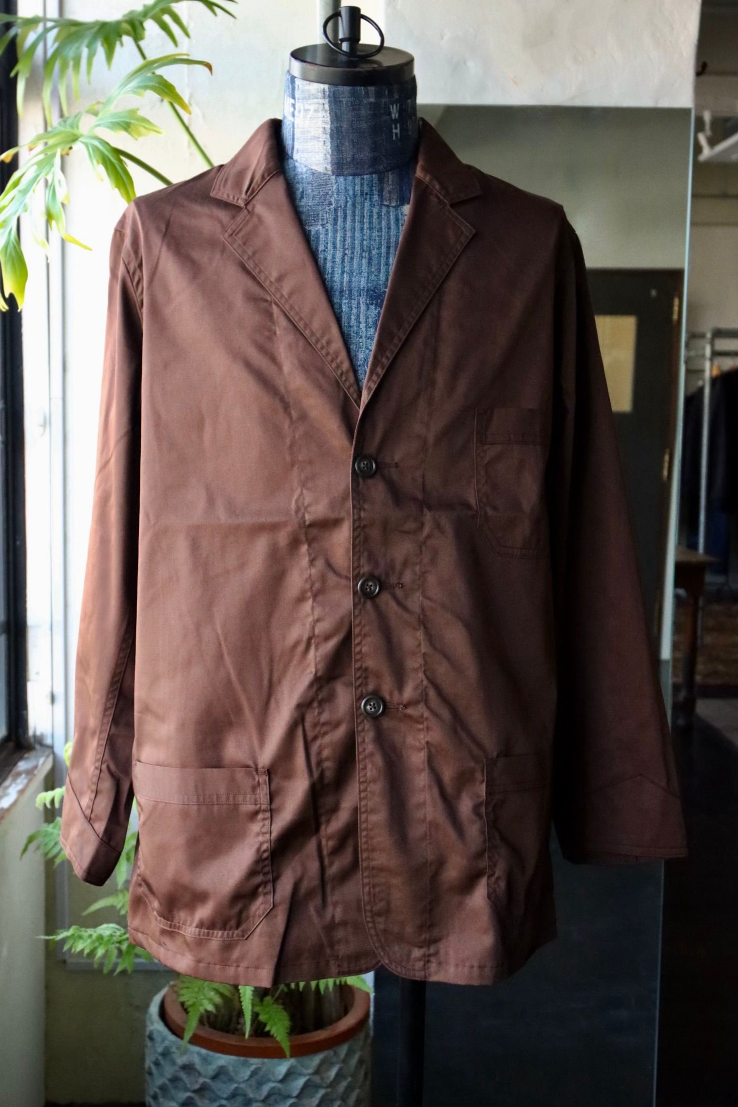 FOUNDOUR - ファウンダ 25SS WORK JACKET(015FD251012)BROWN | mark