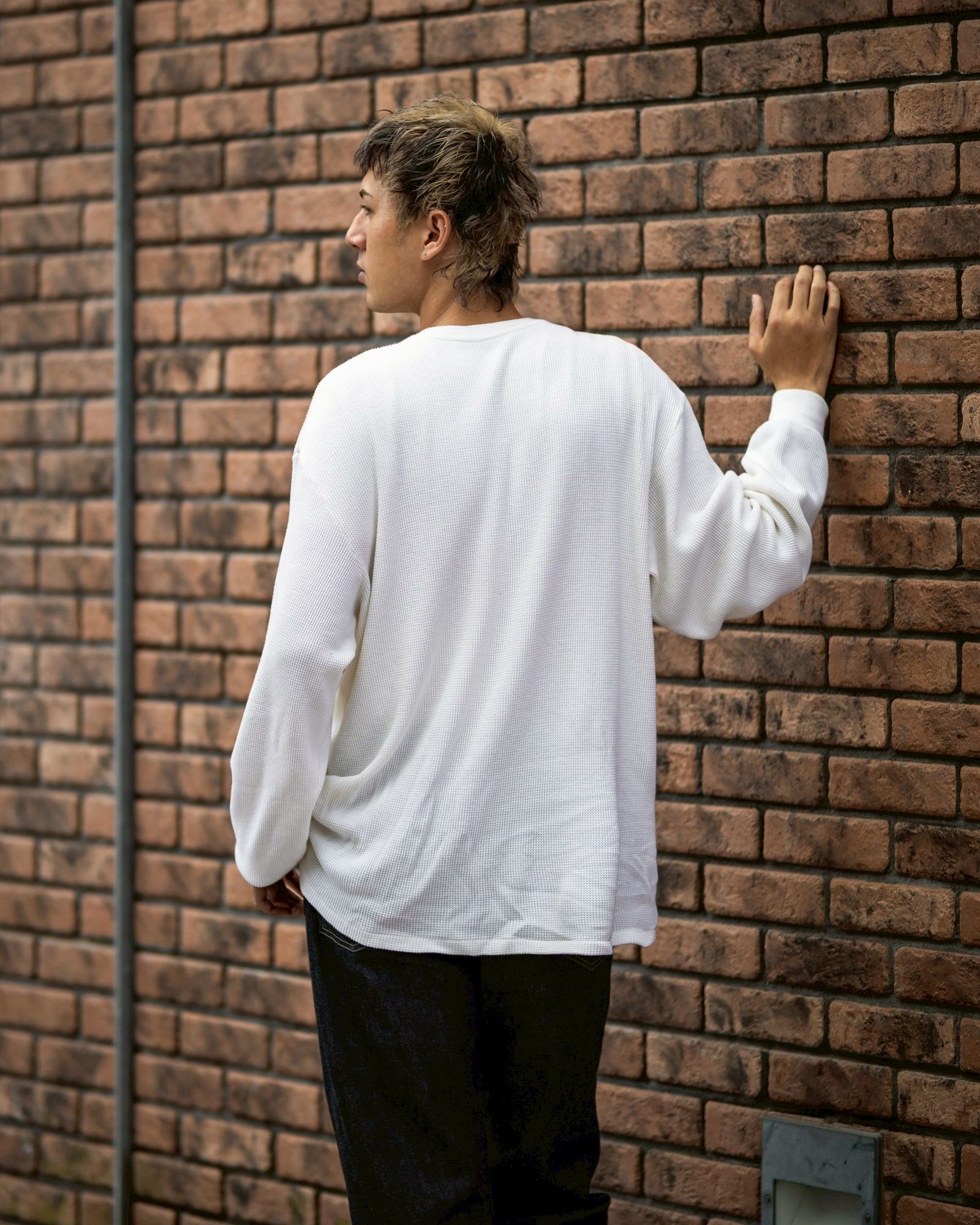A.PRESSE Cashmere Blend Waffle L/S Henley Neck Shirts 6月6日(土)新作発売！