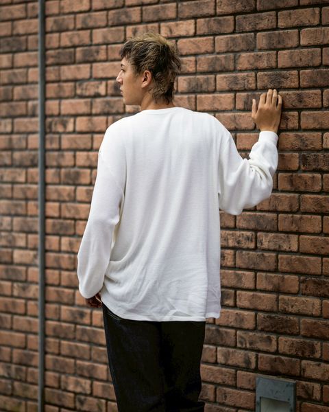 A.PRESSE Cashmere Blend Waffle L/S Henley Neck Shirts 6月6日(土)新作発売！