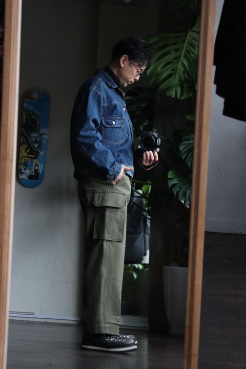 A.PRESSE 23SS 2nd Type Denim Jacketスタイル
