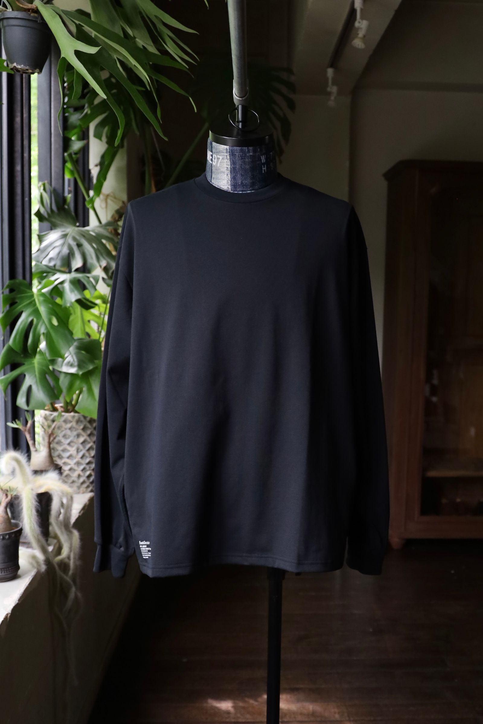フレッシュサービス DRY JERSEY L/S CREW NECK TEE(FSC253-70084B)BLACK★7月26日(土)発売！