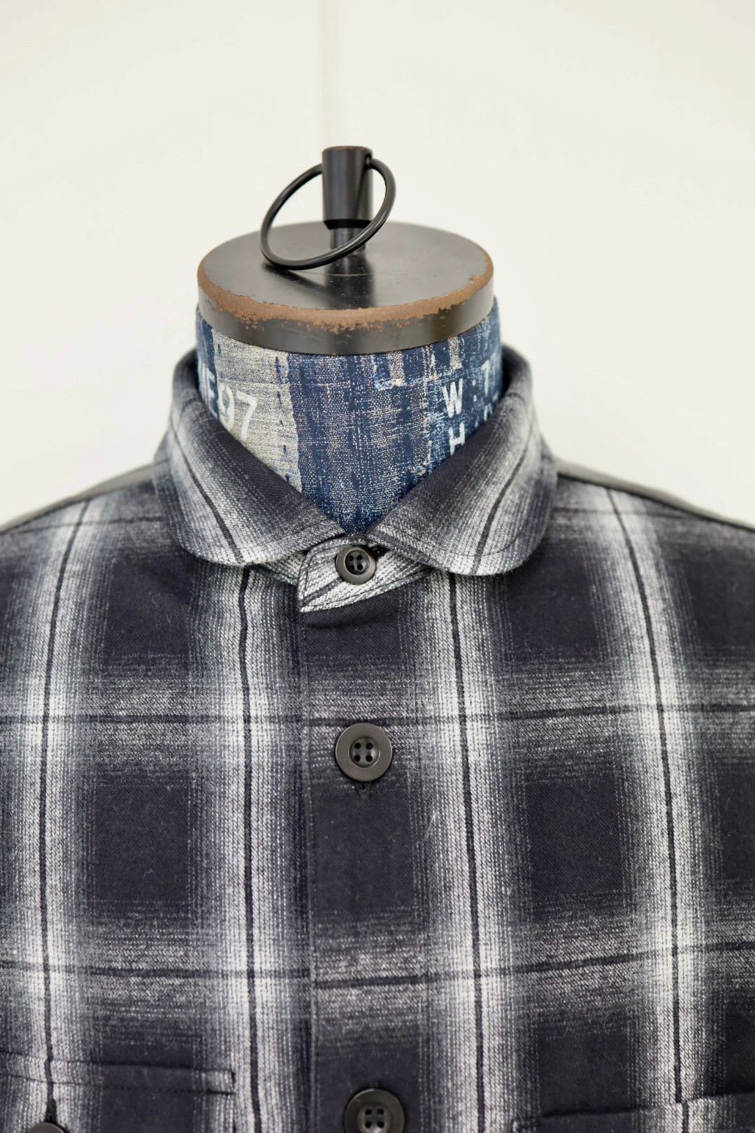 ジュンヤワタナベマン 25AW 綿フランネルチェックコーデュロイレザーシャツ(WP-B021-051)☆11月1日(土)発売!