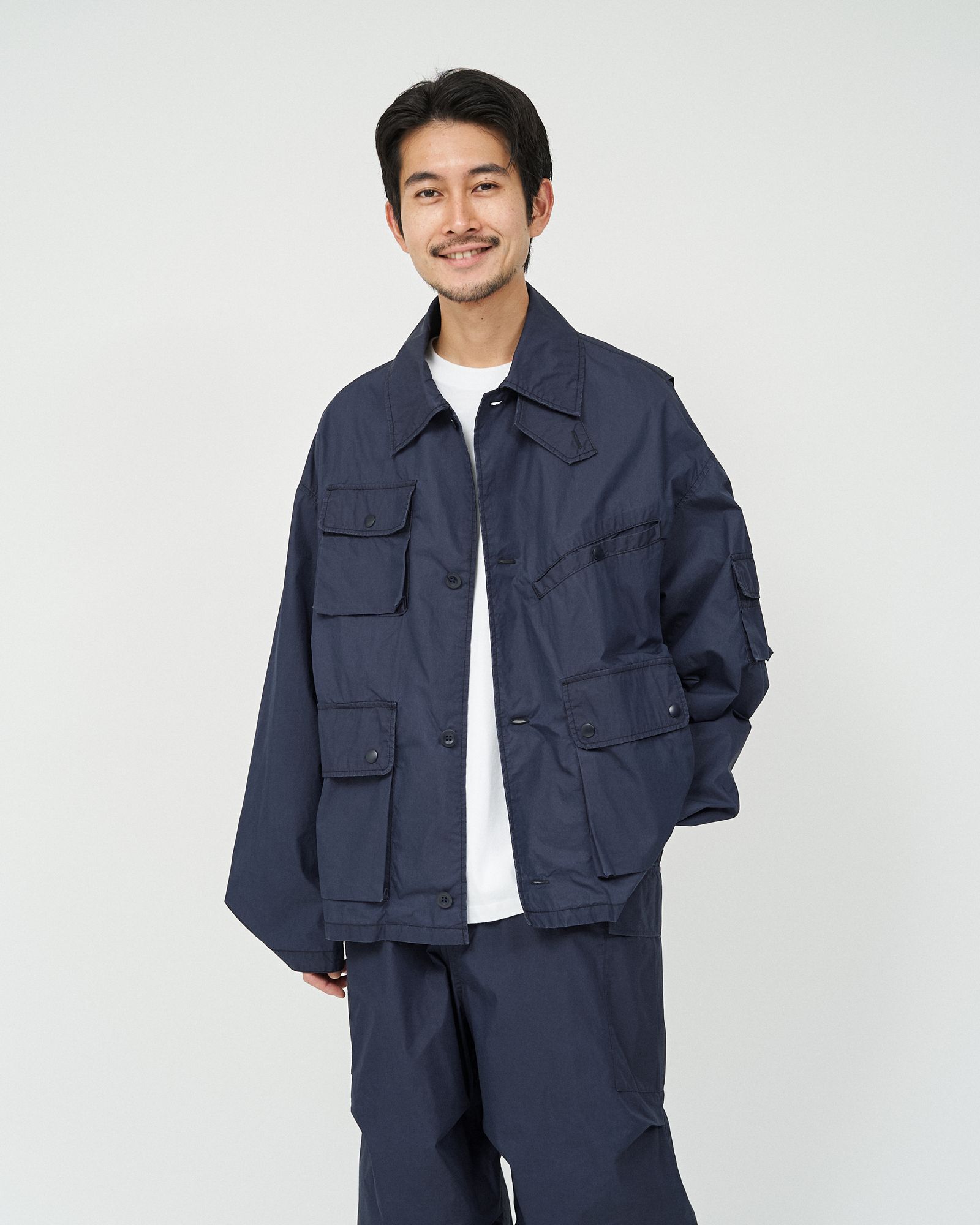 フレッシュサービス WAXED POPLIN FISHING JACKET (FSC253-20117)NAVY★10月4日(土)発売！