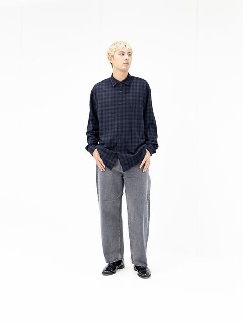 A.PRESSE Wool Regular Collar Shirt☆9月19日(土)新作発売！