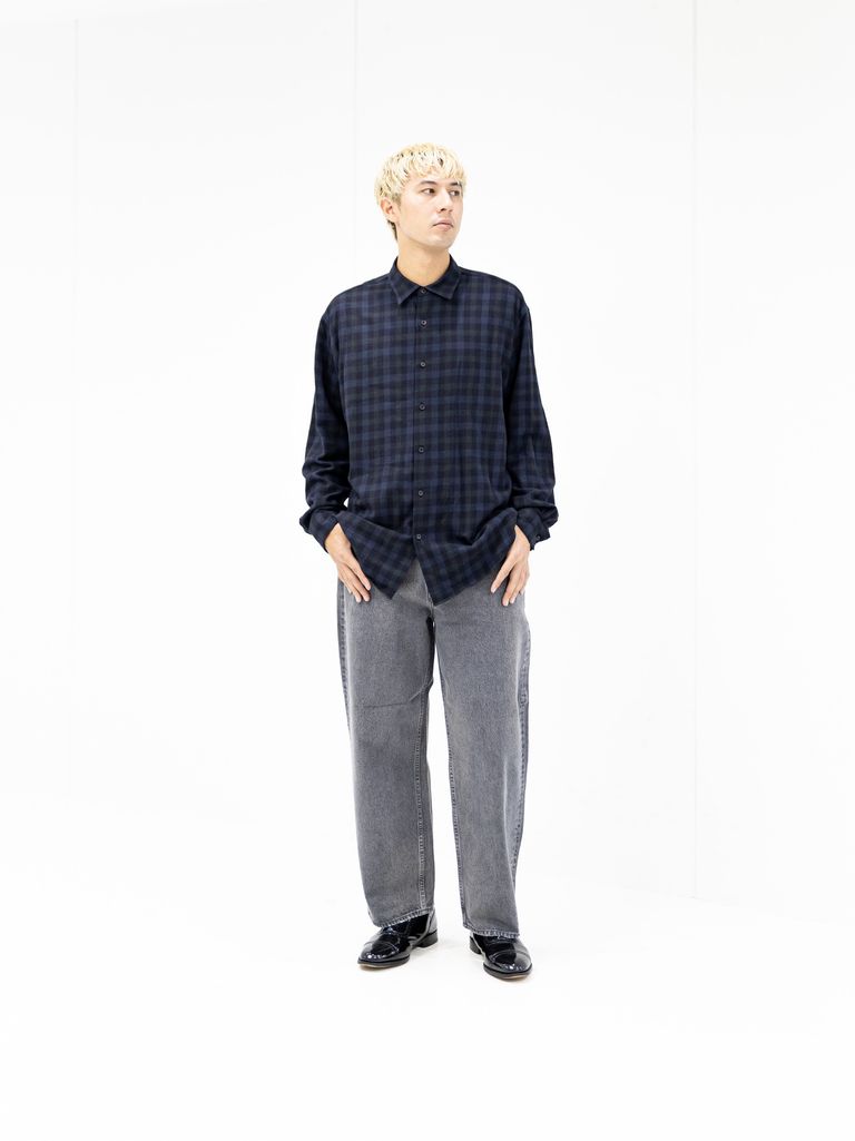 A.PRESSE Wool Regular Collar Shirt☆9月19日(土)新作発売！