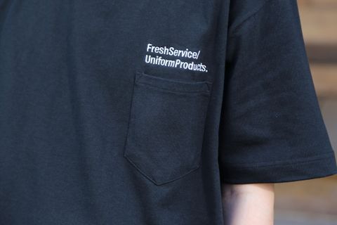 FreshService 7.1oz COTTON POCKET TEE SIZE: L/XL style. 2021.05.23.