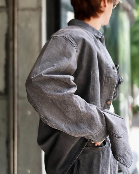 blurhms 23FW 13.5oz Selvage Denim Coverallスタイル