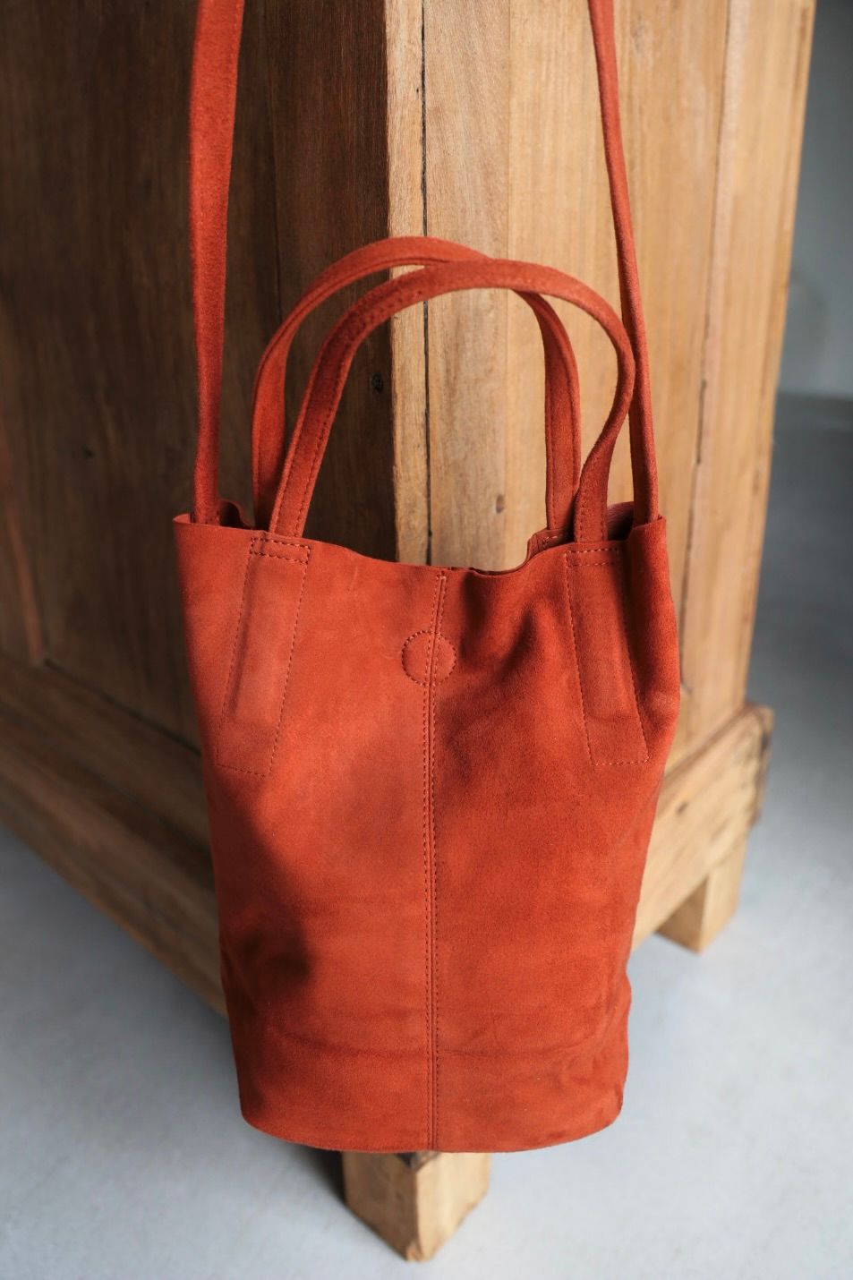 Morphee / モルフェトートバッグ 2WAY SMALL TOTE(SHORT) SUEDE[TERACCOTTA]☆新作発売！