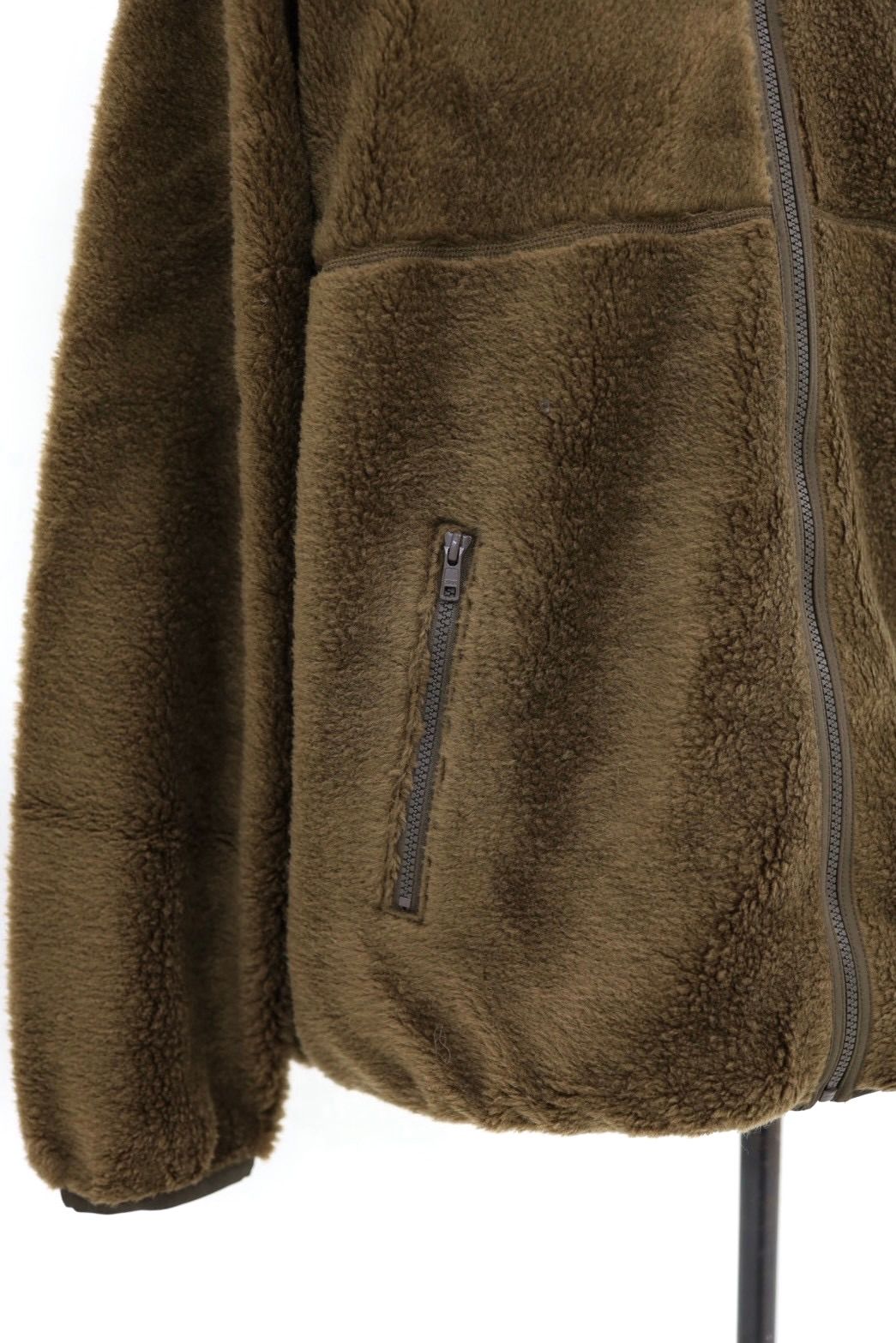 グラフペーパー Wool Boa Zip-Up Blouson(GU263-30340)BROWN☆10月17日(土)発売！