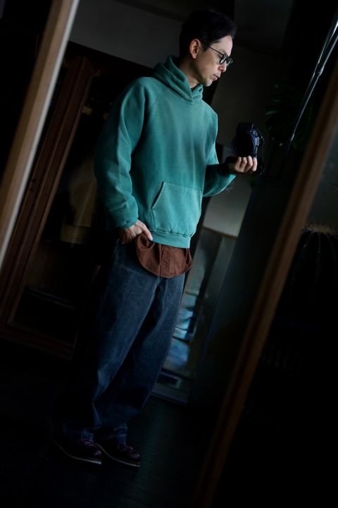 A.PRESSE Vintage Sweat Hoodieスタイル.2025.1.12.