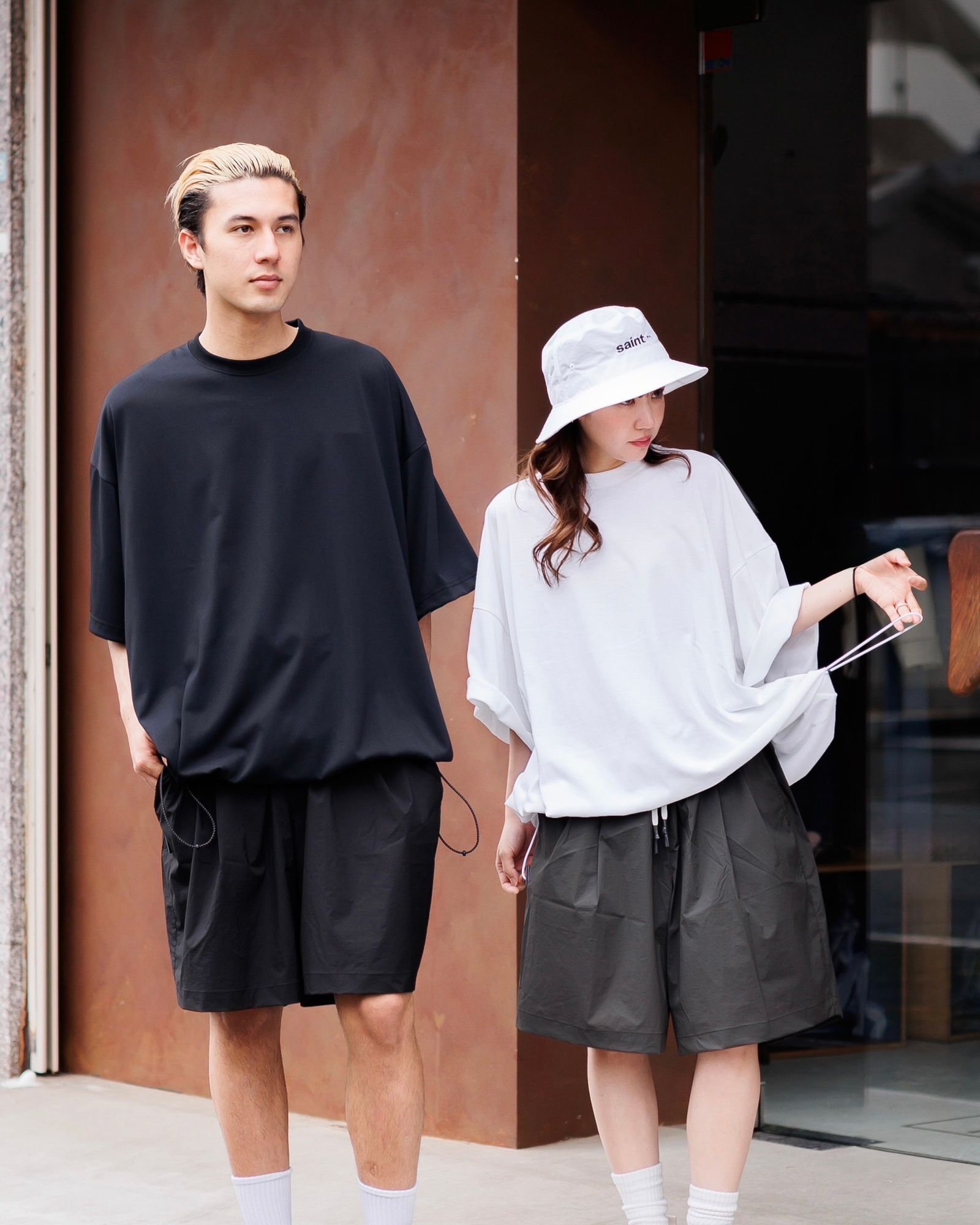 トップス S.F.C super big drawstring tee white XL SUPER BIG TEE W DRAWSTRINGS | S.F.C(エスエフシー
