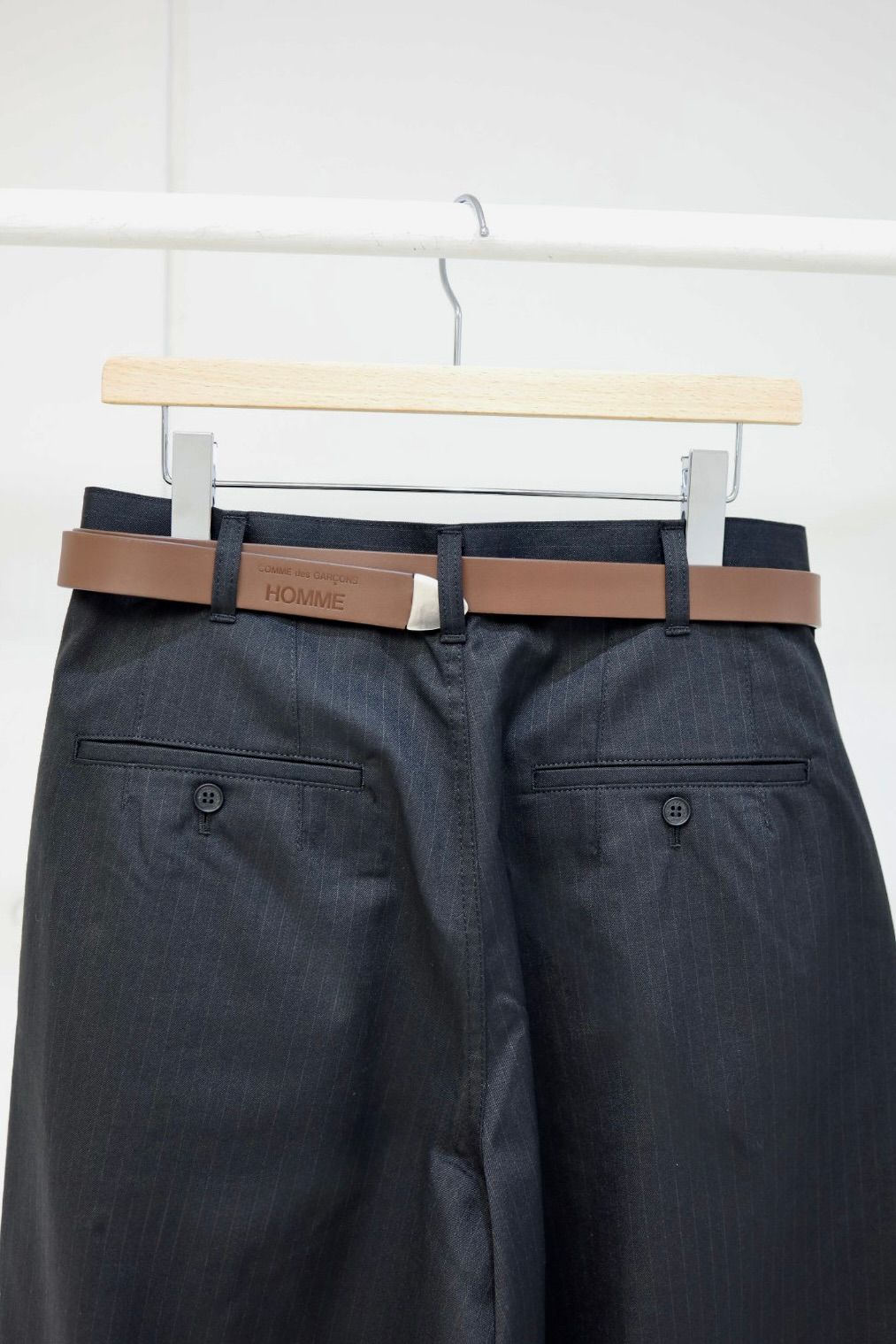 コムデギャルソンオム ステアオイルスムースベルト(HQ-K301-051)BROWN☆2月6日(金)発売！