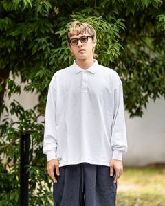 フレッシュサービス DRY PIQUE JERSEY L/S POLO(FSC263-70037)WHITE☆8月1日(土)新作発売！