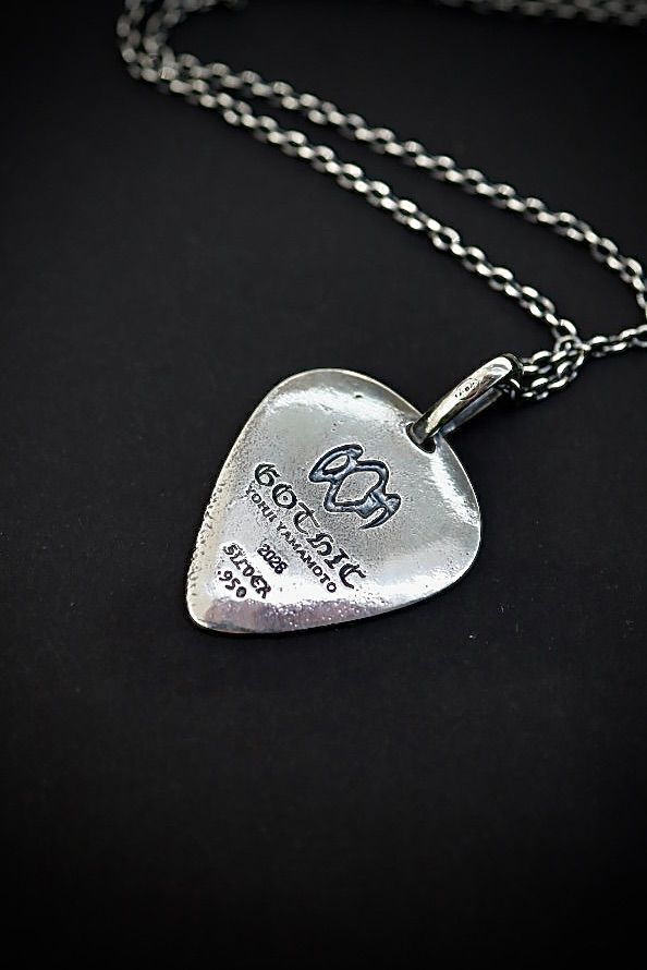 Yohji Yamamoto 26SS SILVER950  ギターピックペンダント(HA-A57-920)SILVER★新作発売！