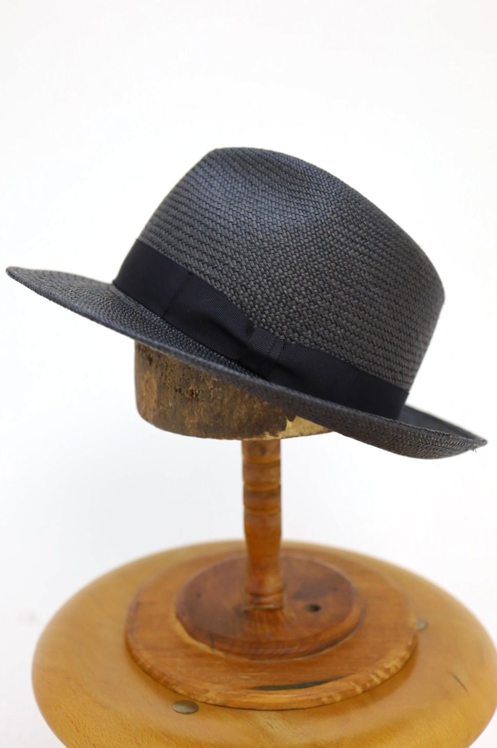 Yohji Yamamoto パナマ素材中折れハット (HK-H03-962)BLACK☆3月18日発売！