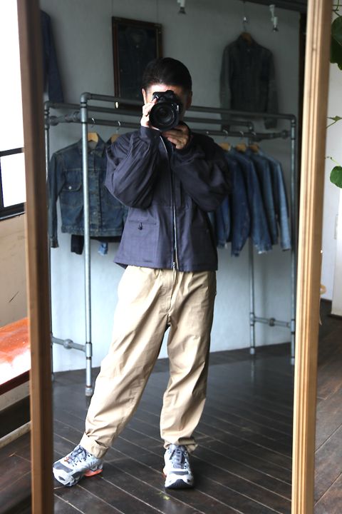 MATSUFUJI Flannel Check Pleats Jacket style.2021.7.6.