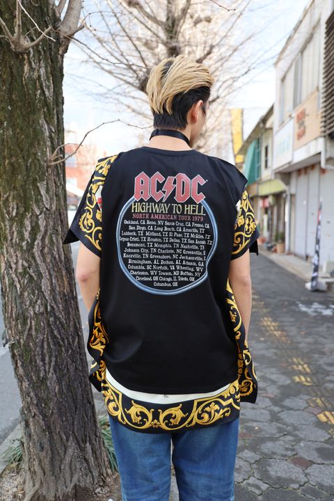 ジュンヤワタナベ マン AC/DC スカーフTシャツ 新作発売！