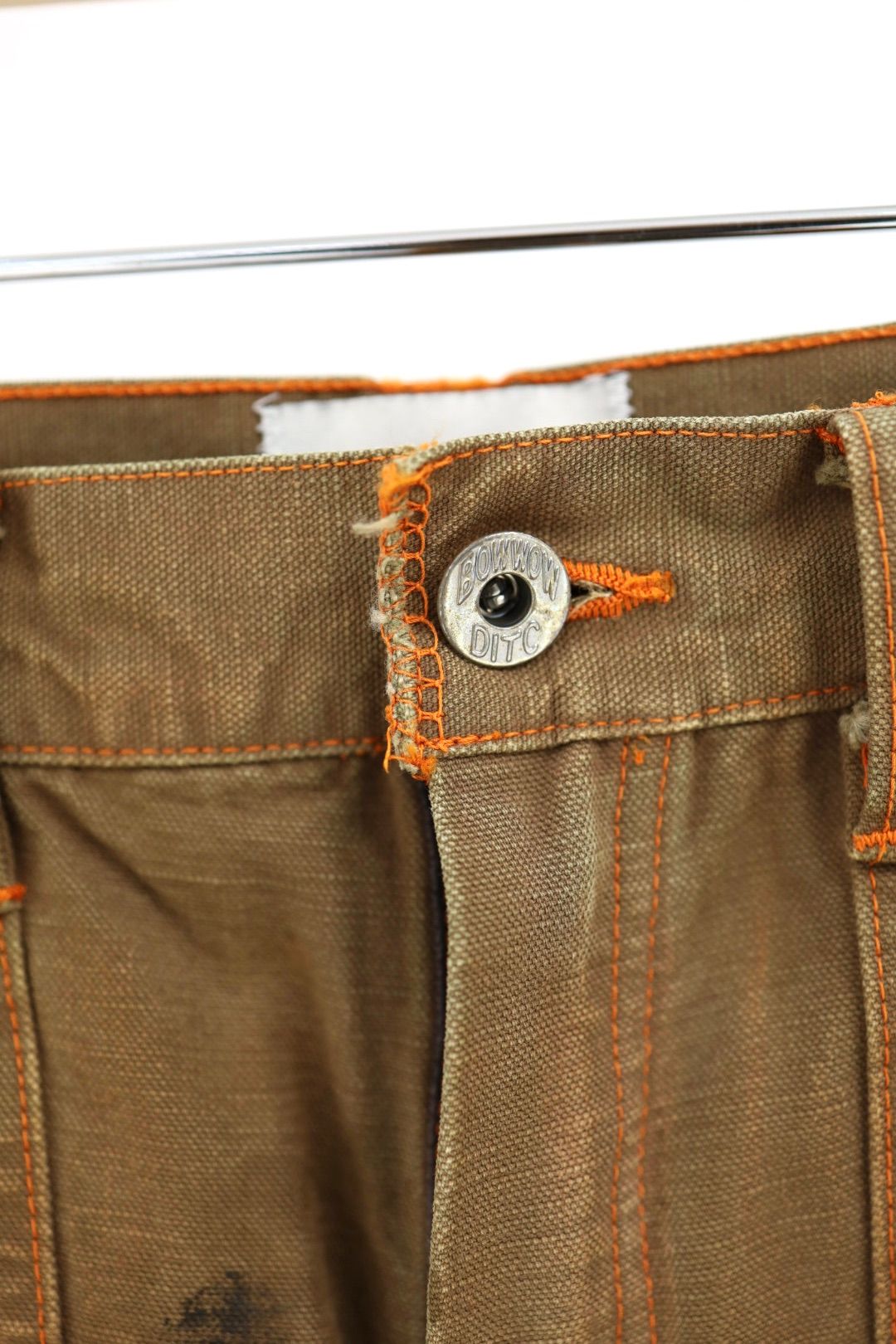 BOW WOW 26SS バウワウ BROWN DUCK DOUBLE KNEE PANTS AGED(BW261-BDDKP)BROWN