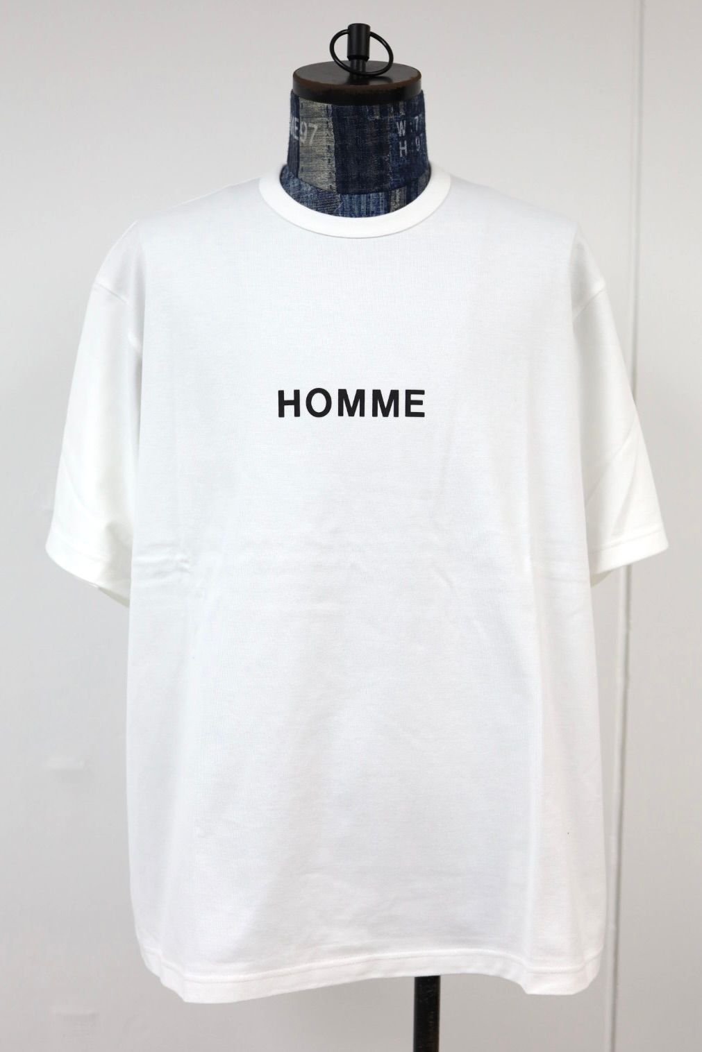 コムデギャルソンオム ロゴプリントTシャツ(HQ-T103-051)WHITE☆4月3日(金)発売！