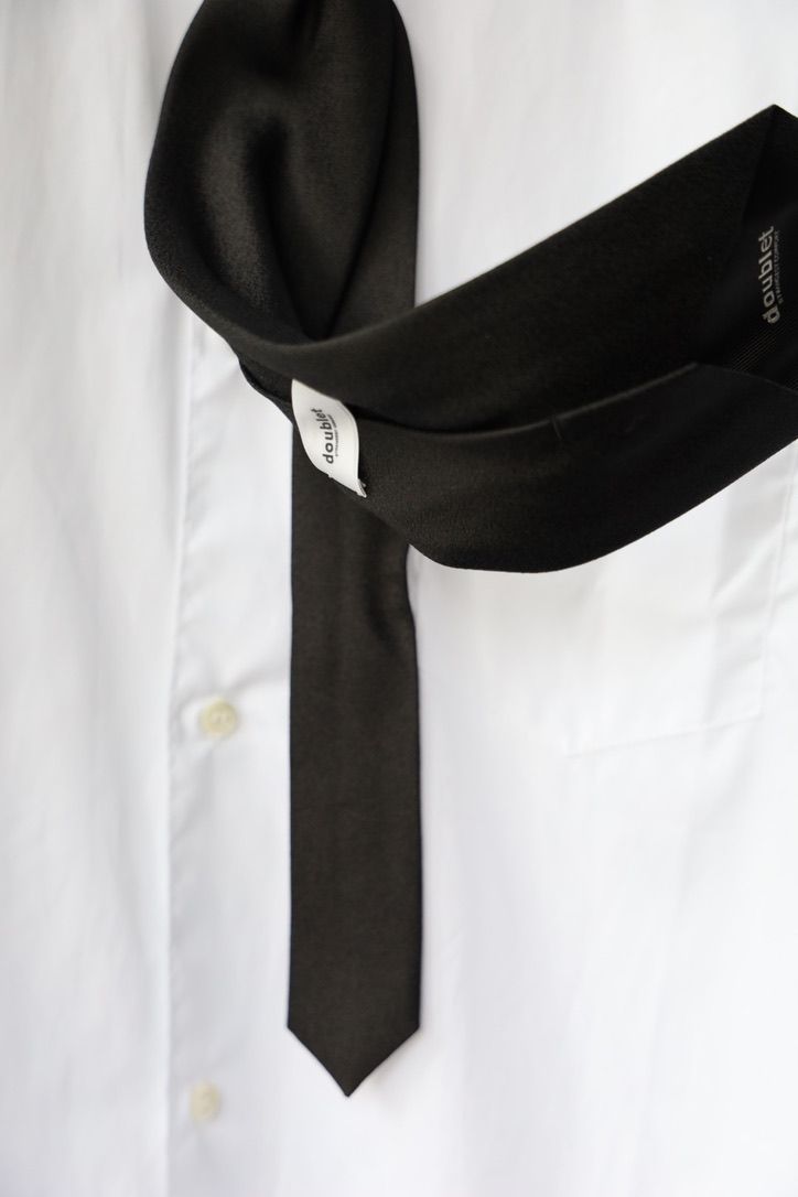 doublet ダブレット26AW TSHAPE MEMORY SHIJIRA TIE (26AW37BL269)BLACK☆8月15日(土)発売！