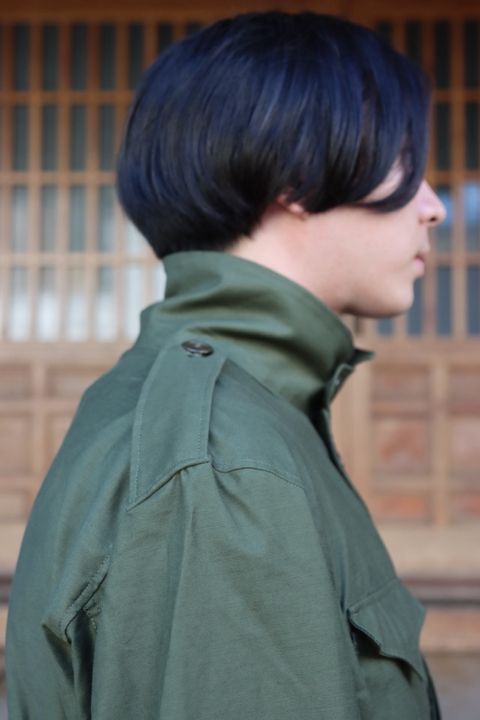 CIOTA スビンコットンムラ糸バックサテンM43フィールドジャケット style.2021.9.5