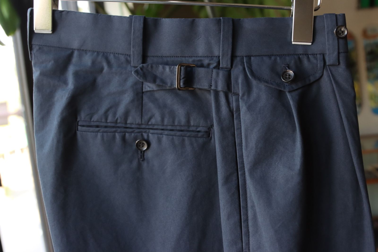 アプレッセ23SS High Density Weather Cloth Trousers (23SAP-04-21H)NAVY