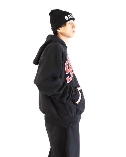 ©SAINT M×××××× セントマイケル 23AWフーディ ARCH SAINT HOODIEスタイル