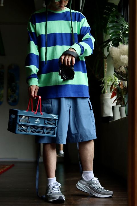 FreshService MICRO TYPEWRITER CARGO SHORTSスタイル