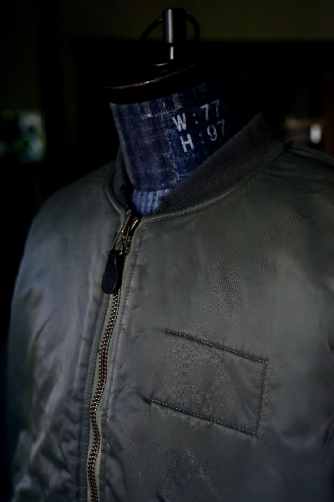 セントマイケル24AW DAMEGE MA-1 (SM-YS1-0000-064)KHAKI
