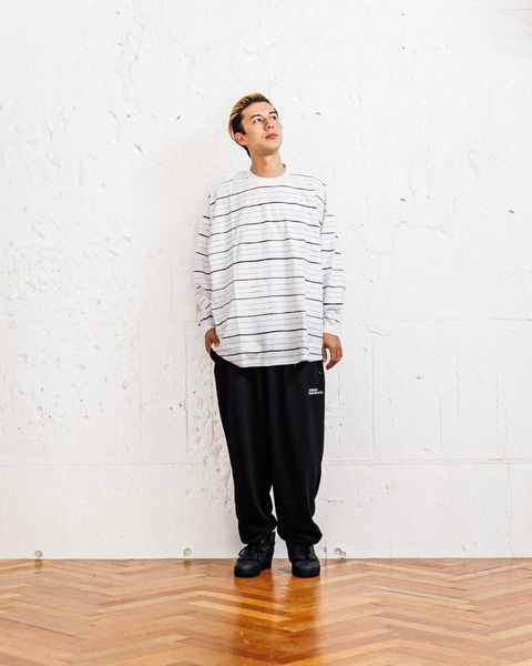 S.F.C SUPER BIG MIX SIDE STRIPES LS TEE   2月15日(土)新作発売！