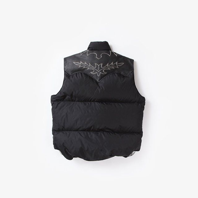 Rafu - RAFU ラフ 23AW ダウンベスト RMFC DOWN VEST W/EMB'D (RAFU022