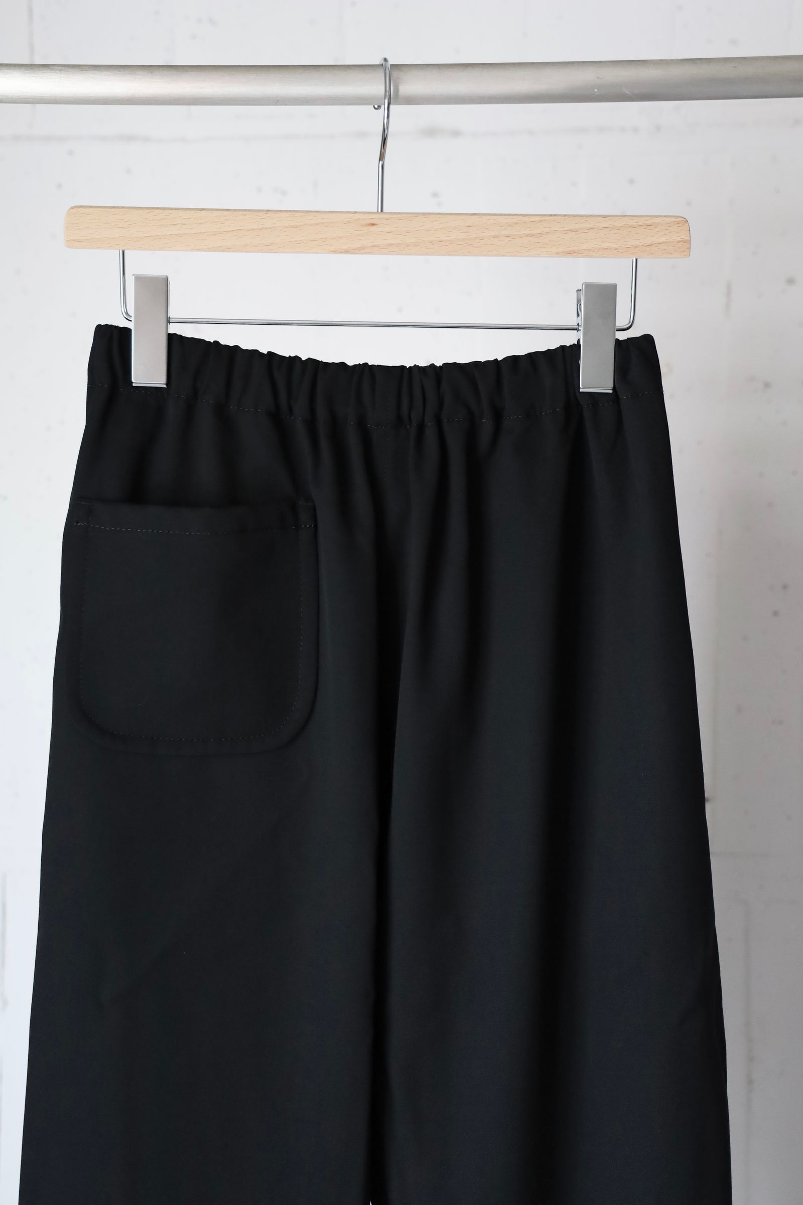 tao 26FW ウールギャバ後染パンツ(TC-P104-051)BLACK☆9月18日(金)発売！