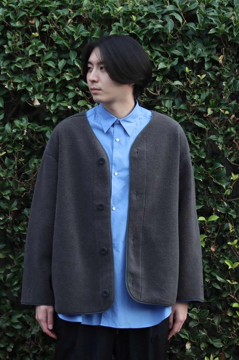 Graphpaper Wool Boa Liner Blouson(GM213-70207) style.2021.10.25