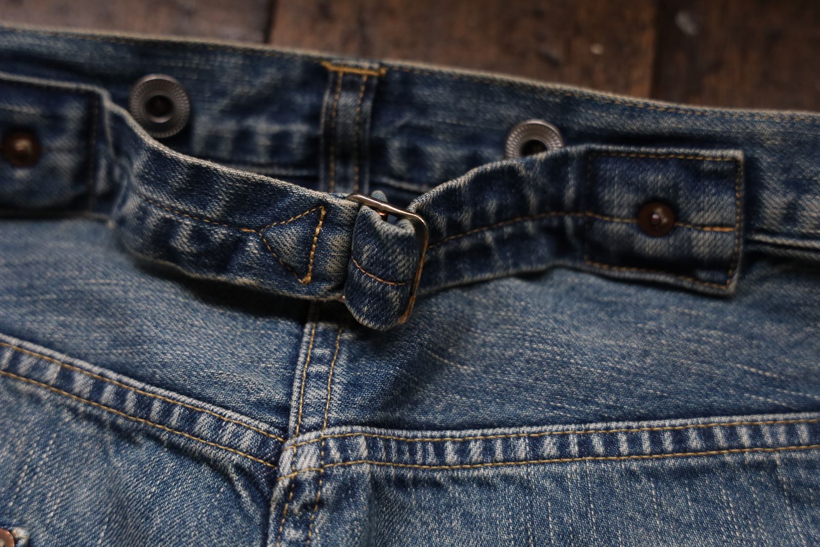 アプレッセNo.22 Washed Wide Denim Pants(AP-4003)INDIGO☆再販しました！