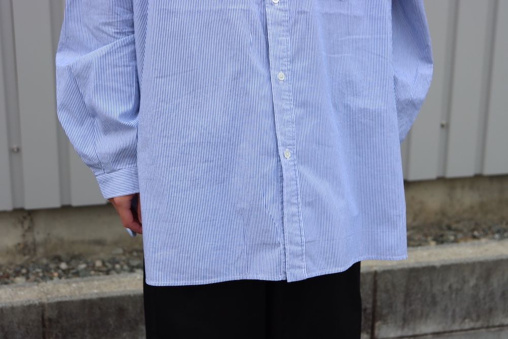 FreshService CORPORATE STRIPE REGULAR COLLAR SHIRT(FSW-22-SH_15) style. 2021.11.21.