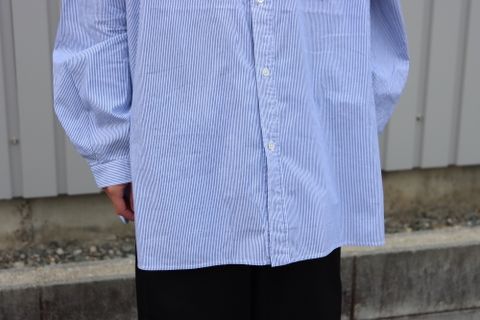 FreshService CORPORATE STRIPE REGULAR COLLAR SHIRT(FSW-22-SH_15) style. 2021.11.21.