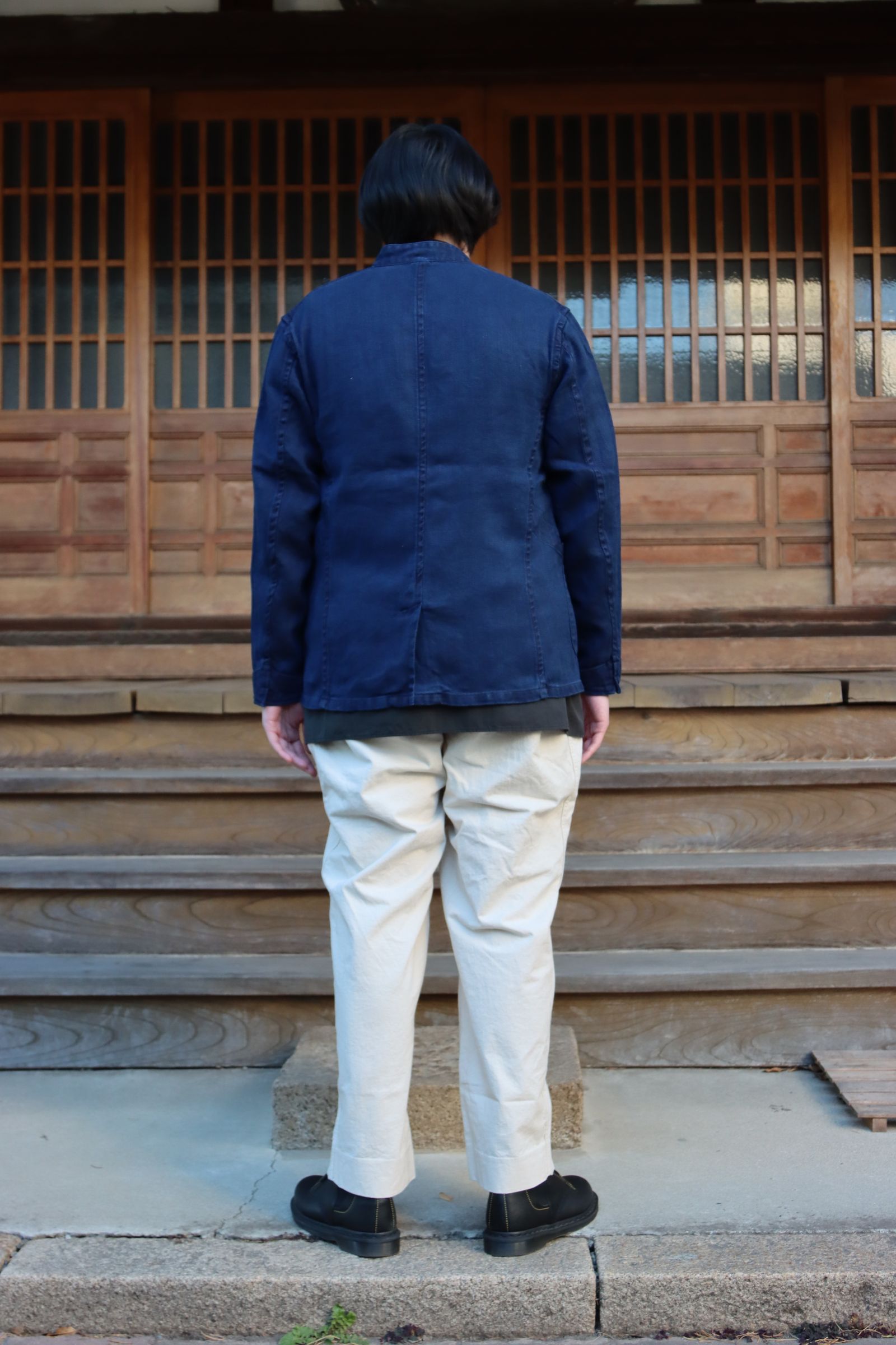 Ets.MATERIAUX 22SS French work jacket"BLUE"style