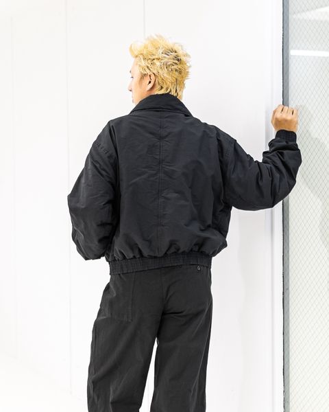 YOKE "KATHARINE HAMNETT" Recycle Polyester Short Blouson (BLACK) 9月13日(土)新作発売！