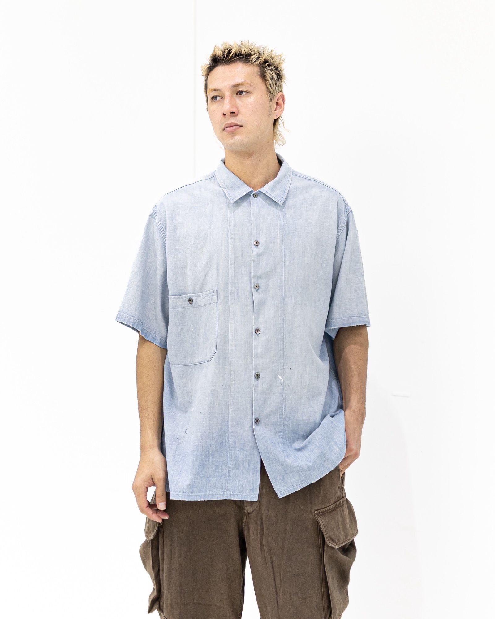 A.PRESSE Vintage Chambray S/S Shirt 4月25日(土)新作発売！