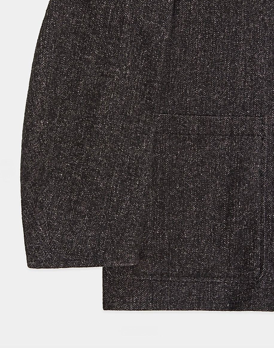 マーカ 26AW ヘビーシルクフランネル / リラックスドフィット W.B ジャケット(M26C19JK01C)HERRINGBONE☆新作発売！