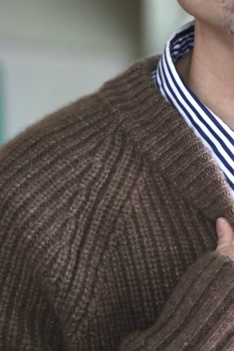 A.PRESSE Fisherman Pullover Sweater style.2021.10.6.