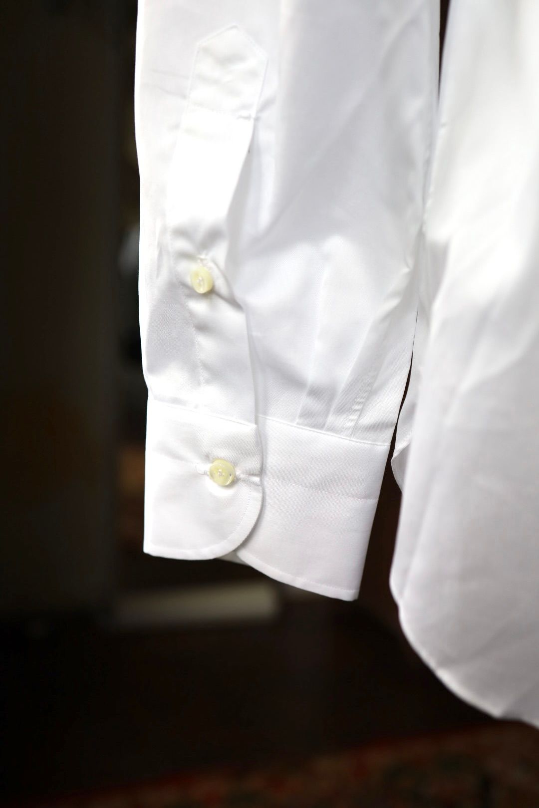 ジュンヤワタナベマン 26FW LUIGI BORRELLI 綿ツイルB.Dシャツ(WR-B111-051)WHITE☆9月4日(金)発売！